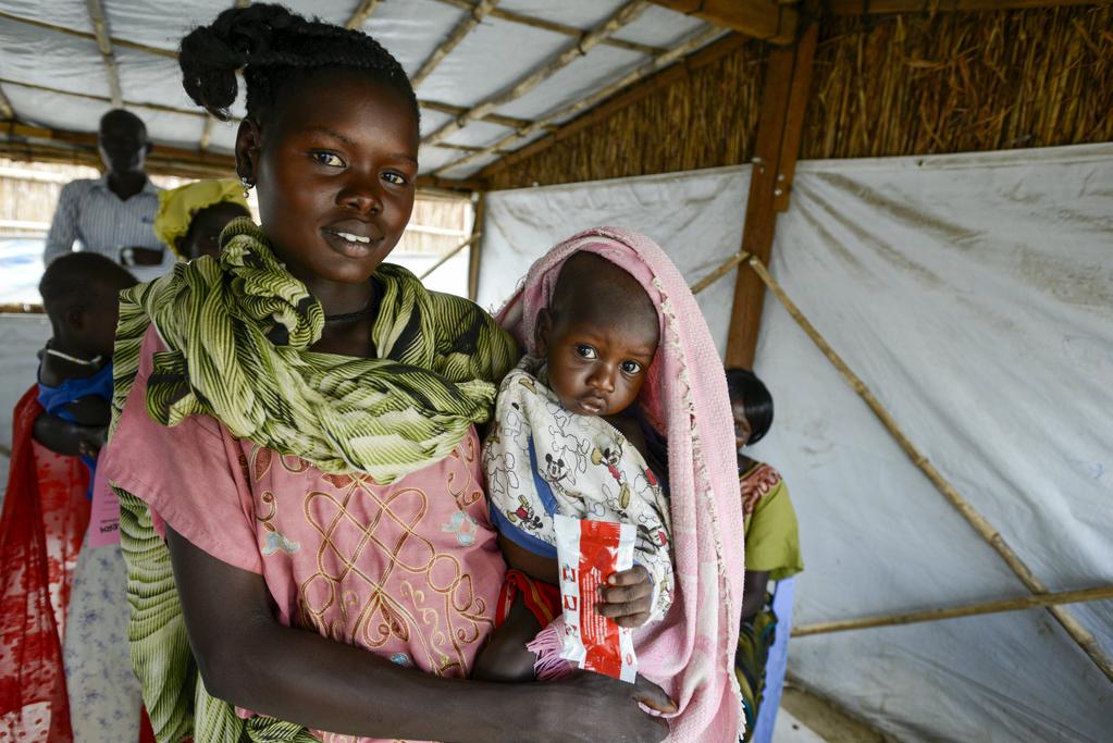 UNICEF's tweet photo. “Before we came here we ran to the bush for 3 months. We were eating waterlilies &amp; seeds” #SouthSudan @unicefssudan http://t.co/gCkdQlr67P