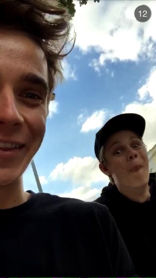 these two are one of the few things that make me happy ☺️ <a href="/Joe_Sugg/">Joe Sugg</a> <a href="/Caspar_Lee/">Caspar Lee</a>