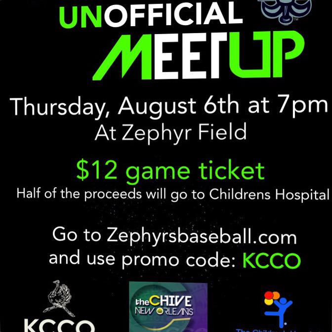 Chive_Nola's tweet photo. NOLA meetup! #KCCO #ChiveArmy #ChiveEverywhere #ChiveNation @theCHIVE @ChiveNation http://t.co/SaP1Ljs2lJ