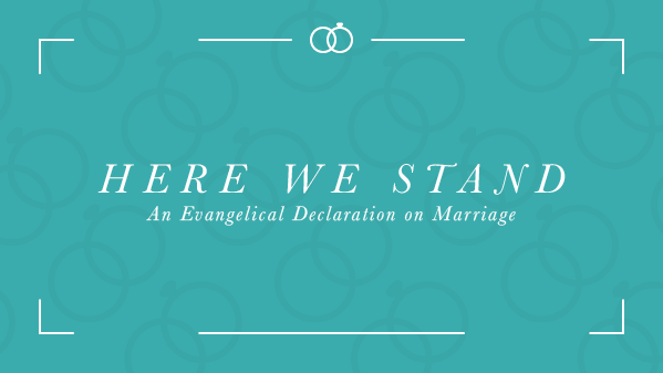 ERLC's tweet photo. Here We Stand: An Evangelical Declaration on Marriage - http://t.co/E05hbCxfBh http://t.co/Sx2pmnvIAm