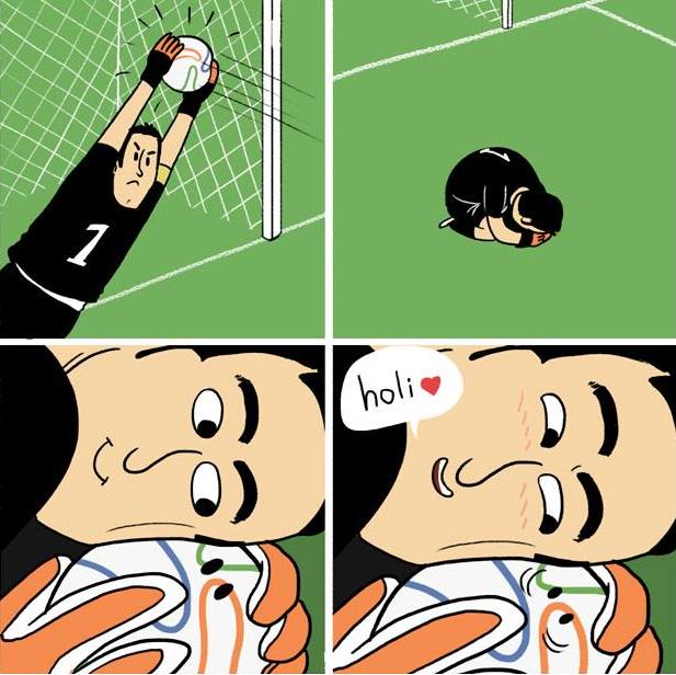 el_socio_'s tweet photo. David Ospina tapando es como: http://t.co/czFhX5RRsk