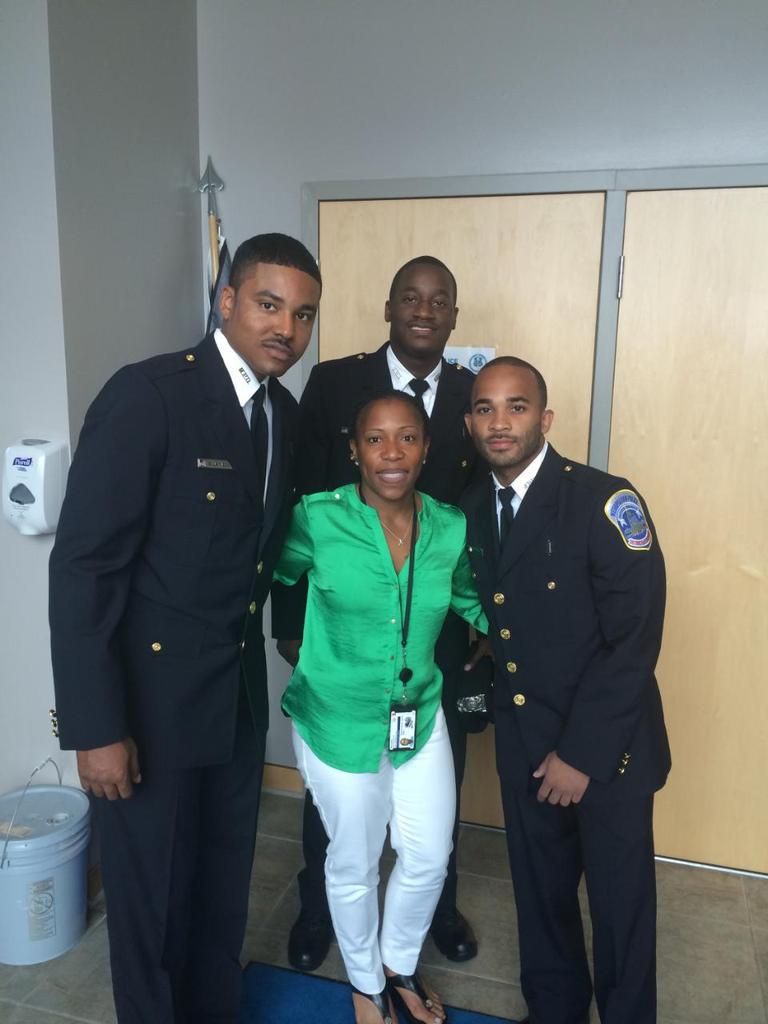 MPDCadetCorps's tweet photo. The Cadets give a great big congrats to our fellow Cadets and now Officers of the Metropolitan Police Department. http://t.co/itkAfbol1w