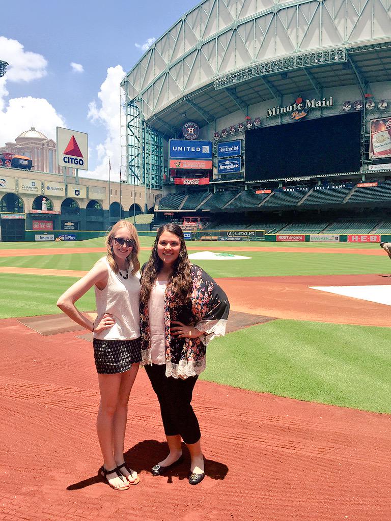 Minute Maid tour with the best!! @AbbyGallegos16