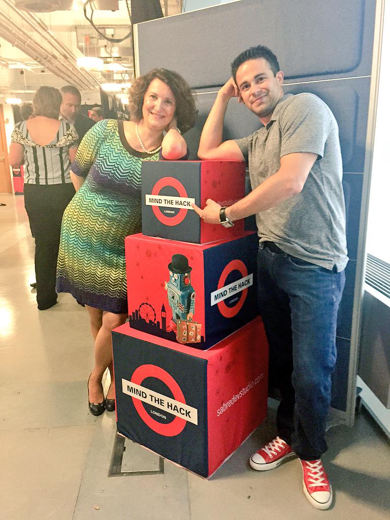 KevinLCarrillo's tweet image. #TeamSabre kicking off #DestinationHack London! | #MindTheHack cc @redfanclub @Everstin @Stephanie_Y_Lee