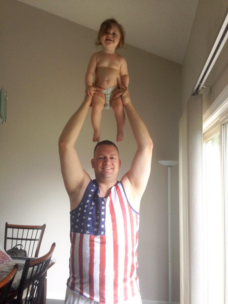 franklindiamond's tweet photo. Freedom is...playing with your daughter on a Friday morning because you no longer have to go to work! @joemarkiewicz http://t.co/oRqQLNk3ui
