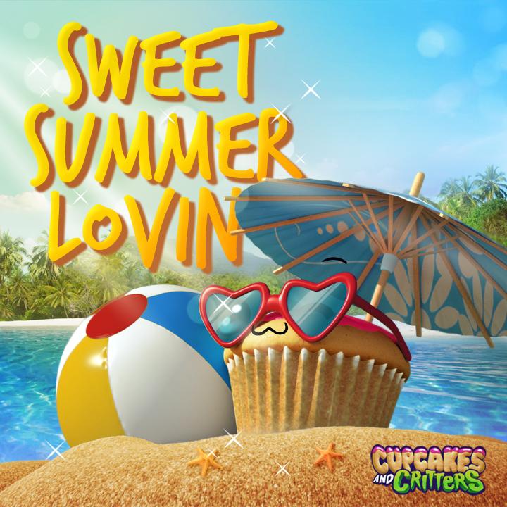 Sun, sand and sweets!! Hope your having a delicous summer! Love from #cupcakesandcritters #summer #sweetsandtreats