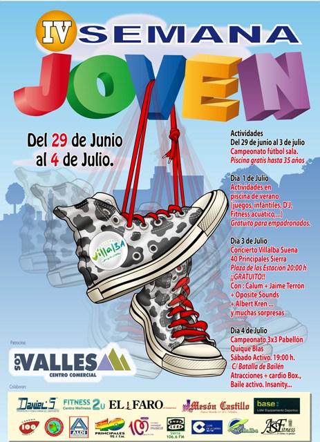 CapitalSierra's tweet photo. Este es el cartel definitivo de la IV #semanajoven 2015, con todas sus activadades #colladovillalba http://t.co/jzpiiI5M7e