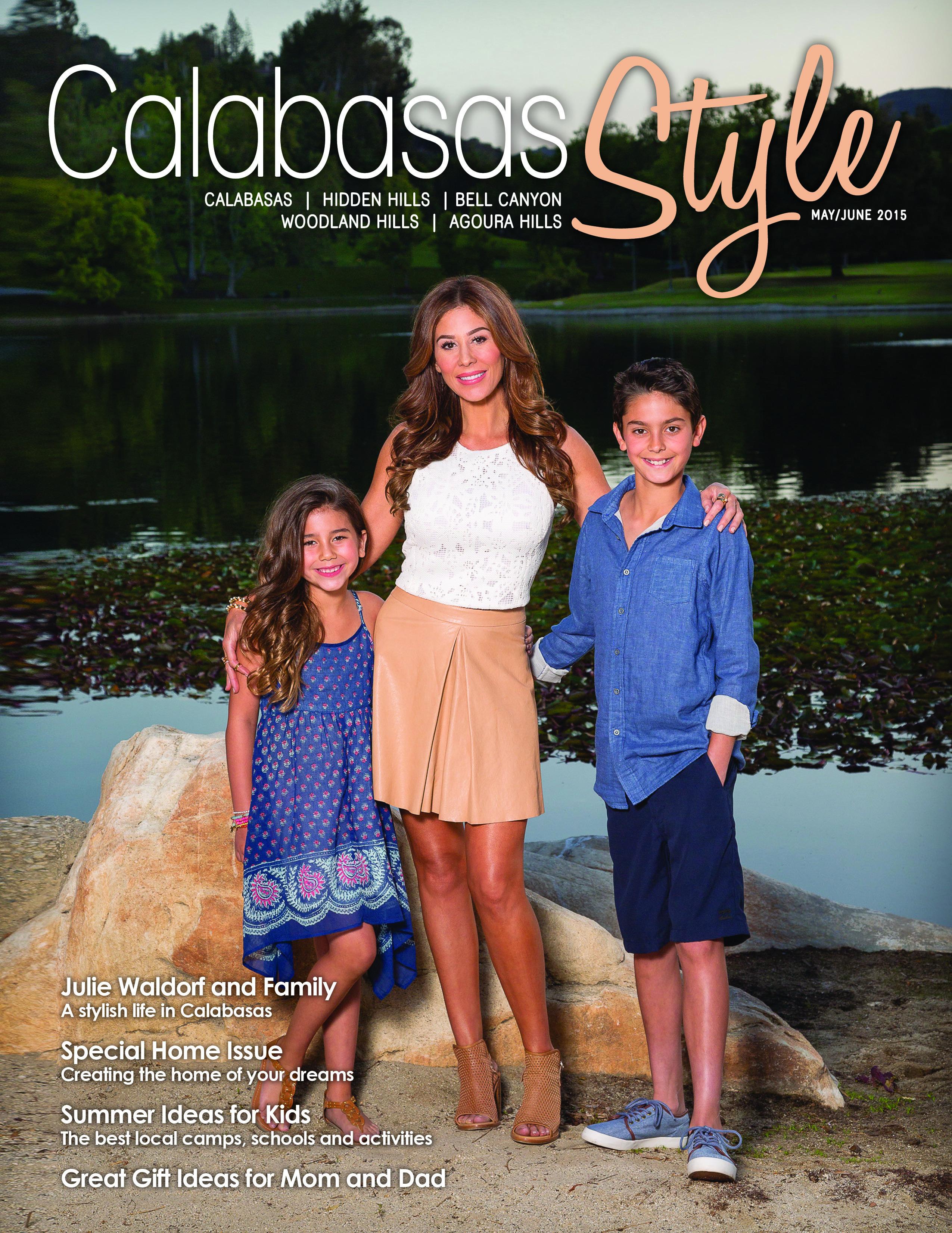 Julie Waldorf on X: Lot's of fun for my kids and I being on the cover and sharing  our story with Calabasas Style Magazine May/June issue.   / X