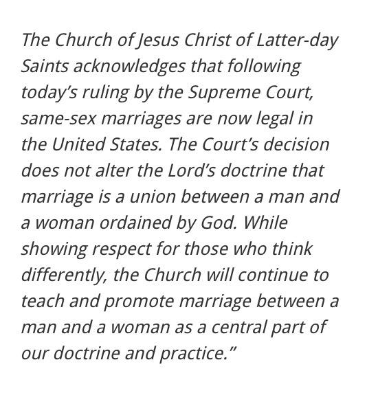 madiddymadiddy's tweet photo. This is the official statement given by The Church of Jesus Christ of Latter-day Saints, I think it's said perfectly http://t.co/7GOgPXI1u4