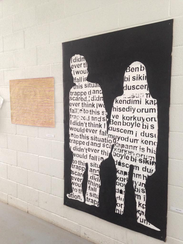 LammasCA's tweet photo. #LammasE10 GCSE art exhibition open this weekend! Here's a sneaky look... http://t.co/unp5jei3CO