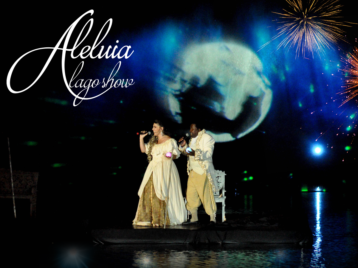 Hoje, as 19h, venha se emocionar com o espetáculo Aleluia Lago Show no Grande Hotel de Araxá. Ingressos na portaria.