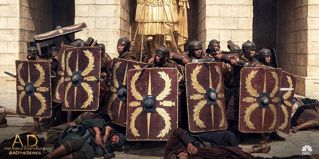 ADtheseries's tweet image. The might of Rome took on the people of Judea in the series finale of #ADTheSeries.