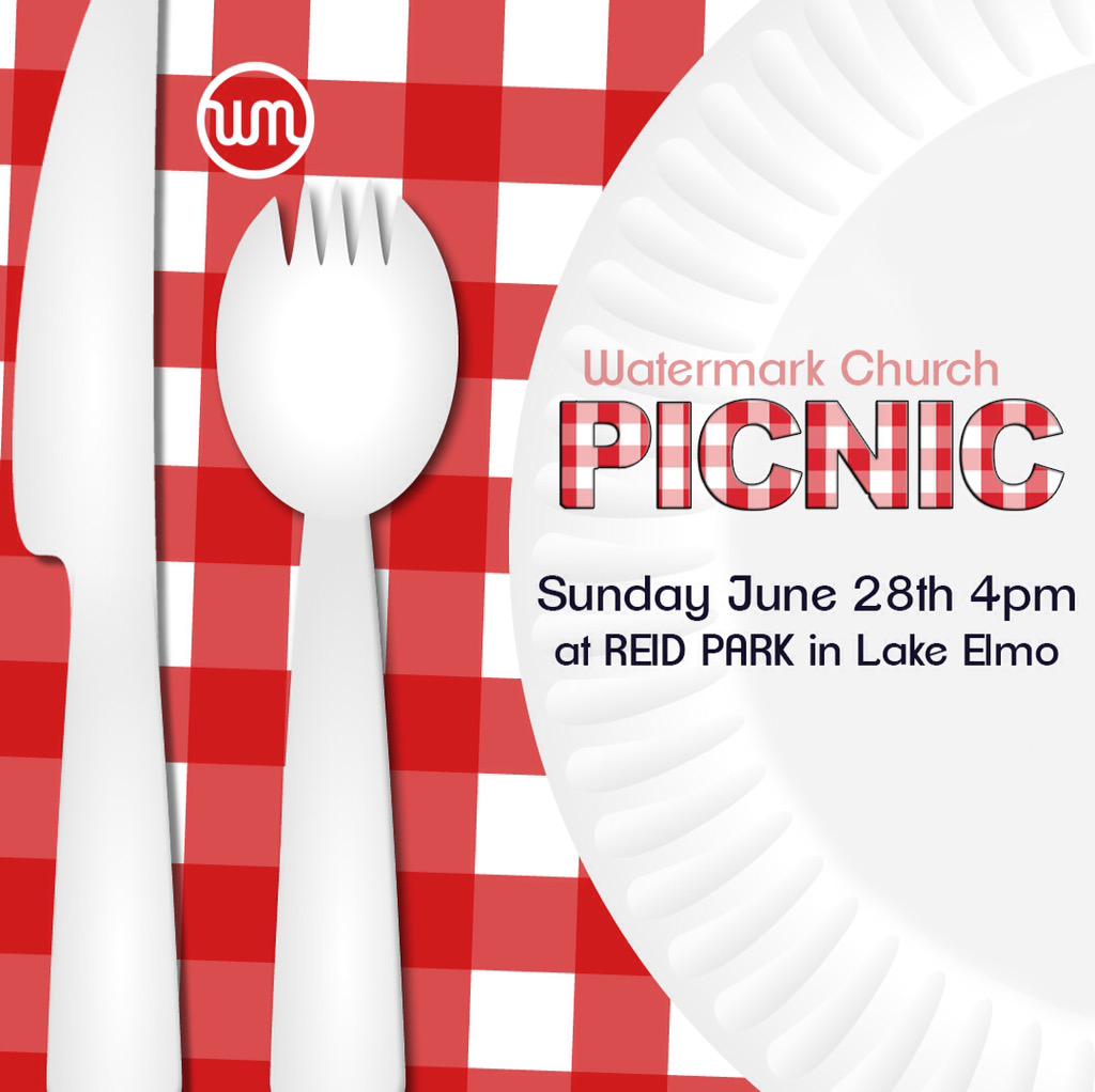 watermarkmn's tweet photo. Picnic on Sunday at 4pm.  Come and enjoy the afternoon with us. Bring someone. http://t.co/JuvbB5ujC3