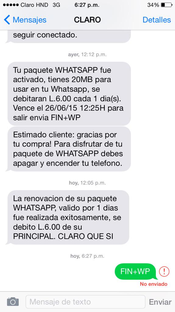 jrmr2174's tweet photo. @clarohonduras ya envie el msj como 4 veces no se va , ya no quiero este plan , que hago ? http://t.co/JILLoXhvVs