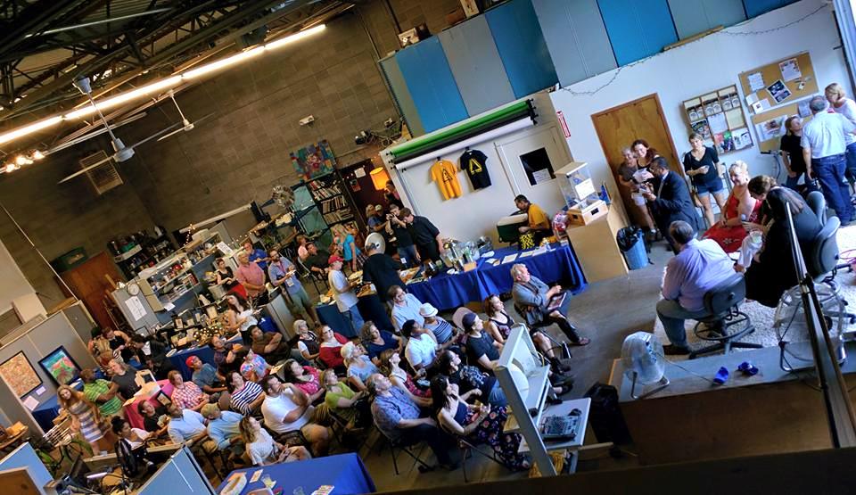 lawrencecreates's tweet photo. Happening now! Come on down to the #LawrenceCreates Makerspace (9th &amp; NJ)
Final Friday #FreeStateFest Party #LFK http://t.co/jBpunsadKj
