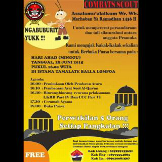 combatsscout's tweet photo. Bismillah H-1 #penegak #satuankomunitascombatsscout #fifting http://t.co/RoG0FRZpdN