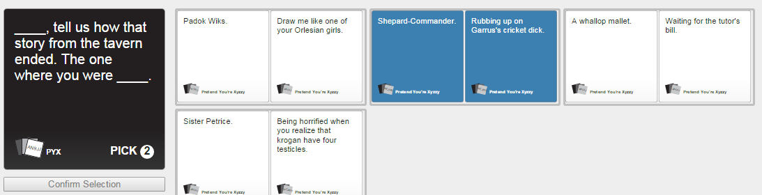 r0nyn's tweet photo. Your card just keeps on giving, @semisponge
cc: @KalliMuse @Shippygem @ModLCDAC @libby_sharp #DACAH #MECAH http://t.co/HEZ9VrM791