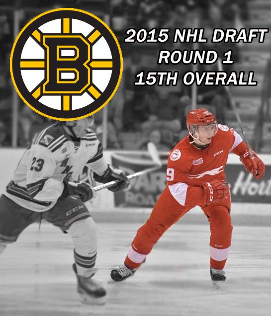 OHLHoundPower's tweet photo. Congratulations to Hounds forward @ZachSenyshyn on being select 15th overall by @NHLBruins! http://t.co/qEzwUj2MGH