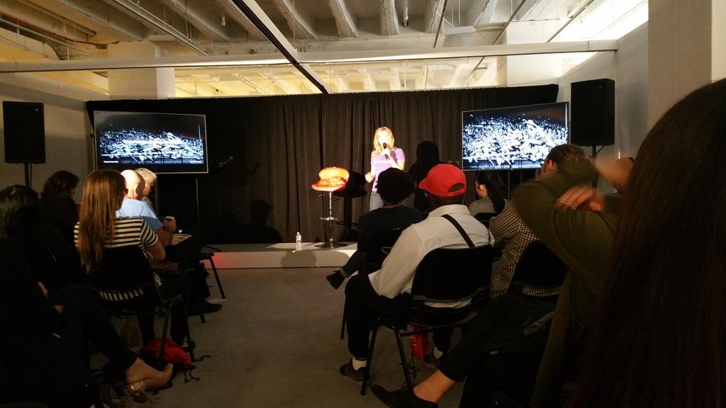 PYAZZA's tweet photo. Co-founder @jessicascorpio dishing on ups &amp; downs of launching @Getaround @TechweekCHI #FocusAndFight #techweekchi http://t.co/abYNoYTRCn
