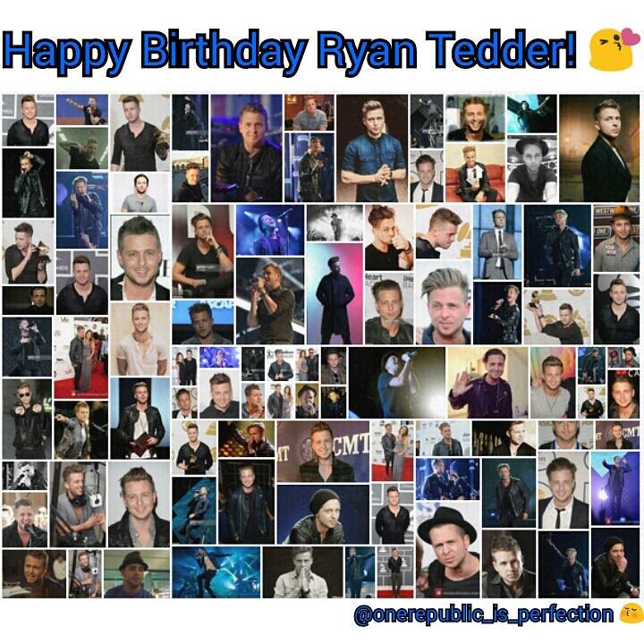  my 100 picture collage of Ryan for his special day today happy birthday Ryan Tedder have a great time!  
