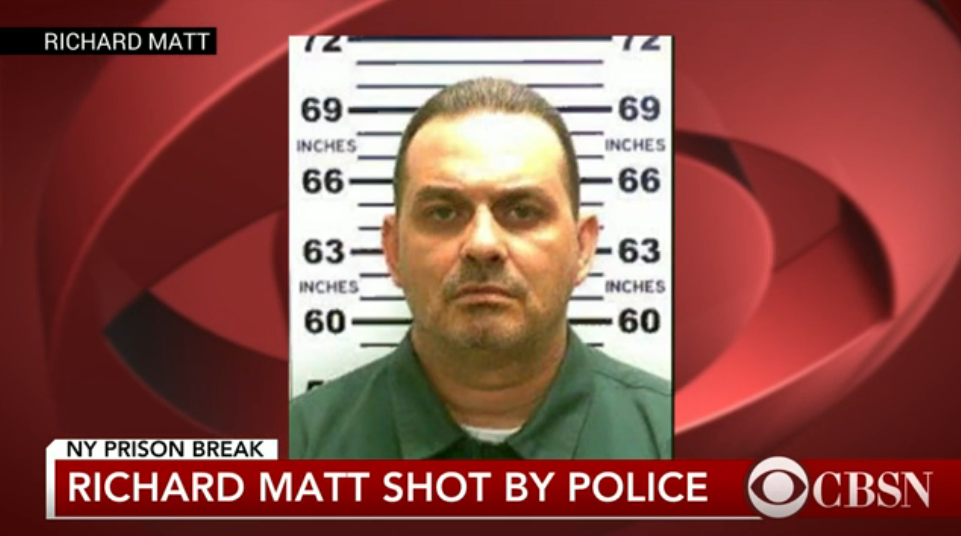 BREAKING: Escaped inmate Richard Matt shot amid NY manhunt, sources