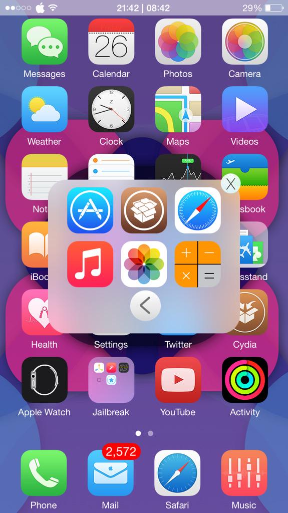 XylexTweak's tweet photo. Here is Xylex running on @bellis1000 iPhone 6 iOS 8.3 😎😎😎 http://t.co/pQoOM1FFAO