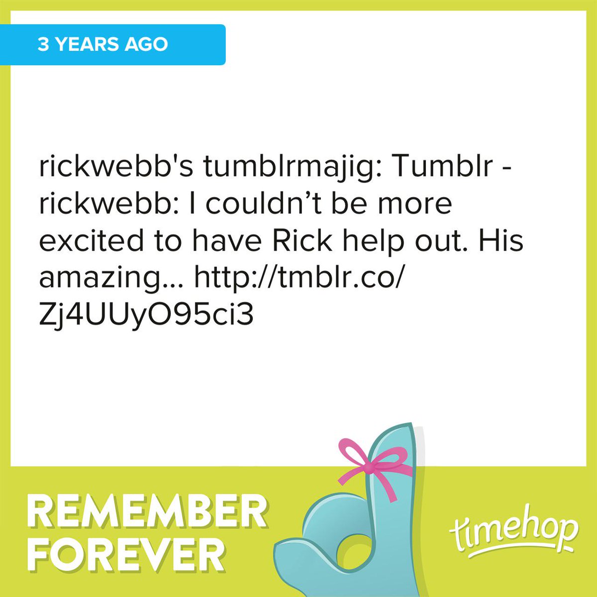 derekg's tweet photo. Look at what was in my @timehop!  http://t.co/LOrstIujmE http://t.co/fh8wPif6dO