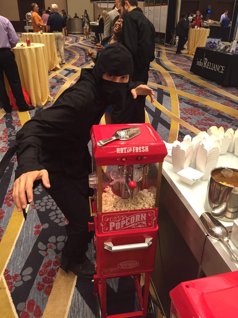 AWS_Gov's tweet photo. Cloud Ninja spotted at the AWS Symposium Closing Party #AWSWWPS http://t.co/8HBMxSwVo5