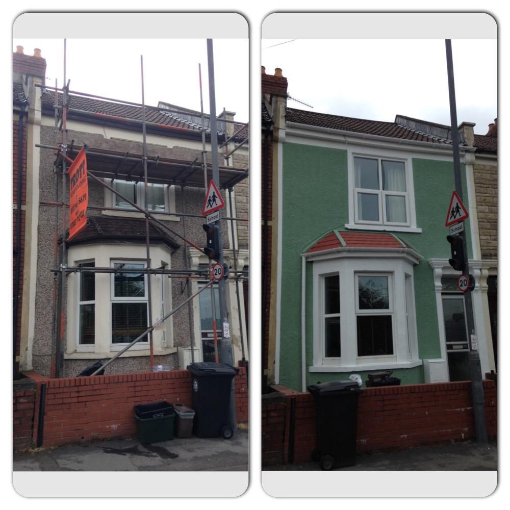 all_walls's tweet photo. Front Renovation - Luckwell Road, Bedminster. http://t.co/zfDzirDPyP