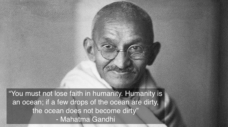 Keep faith in humanity