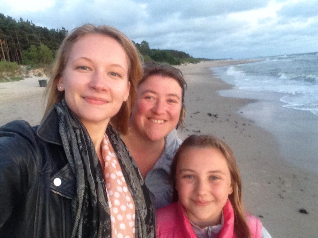 OGuntor's tweet photo. Spending great time with my #godmother and #cousin near #lithuania seashore http://t.co/kLqwVm2rIi
