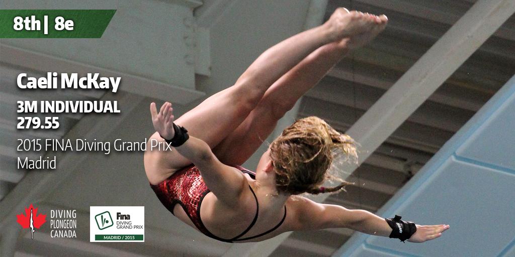 DivingCanada's tweet photo. RESULTS/RÉSULTATS: 8th/8e place for/pour @flipnripgirl on/au 3m #DGP2015 @fina1908 #DiveCalgary http://t.co/701RAArQvJ