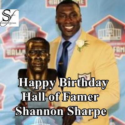Happy Birthday 3 Time SuperBowl Champion & Hall of Fame Player Shannon Sharpe. 