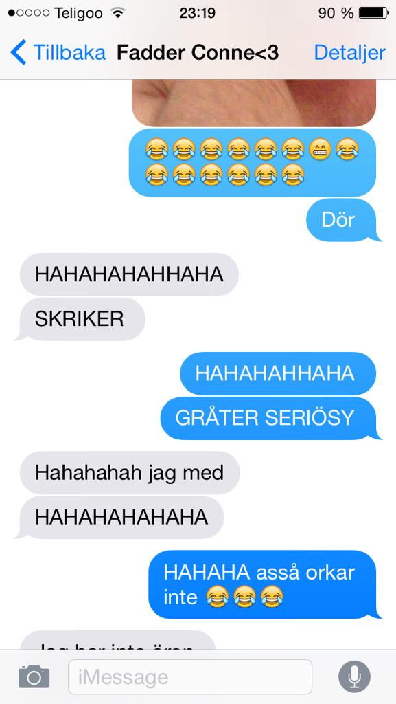 SofiaRadhe's tweet photo. Älskar när konversationen med ens bästa kompis ser ut såhär ❤️ http://t.co/qcOwlYfWZi
