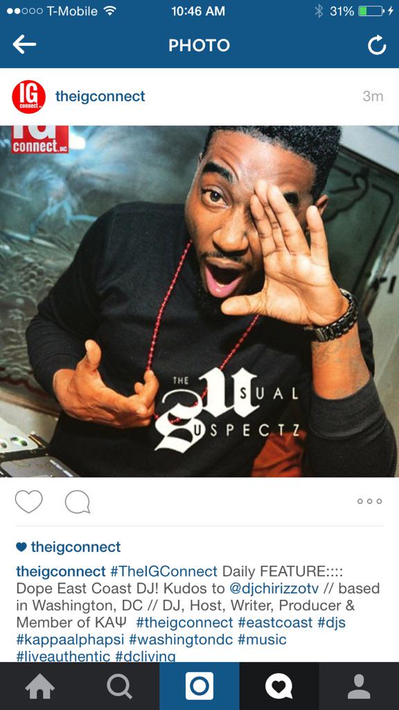 ChiRizzo's tweet photo. @igconnect showing mad love! http://t.co/7B8xO4gUEz