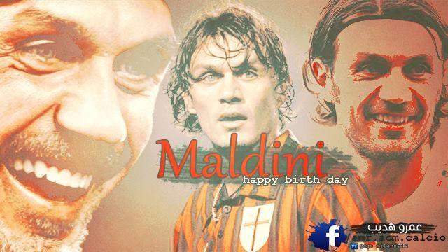 Happy birthday Milan Legends\ defender \" Paolo Maldini \" 