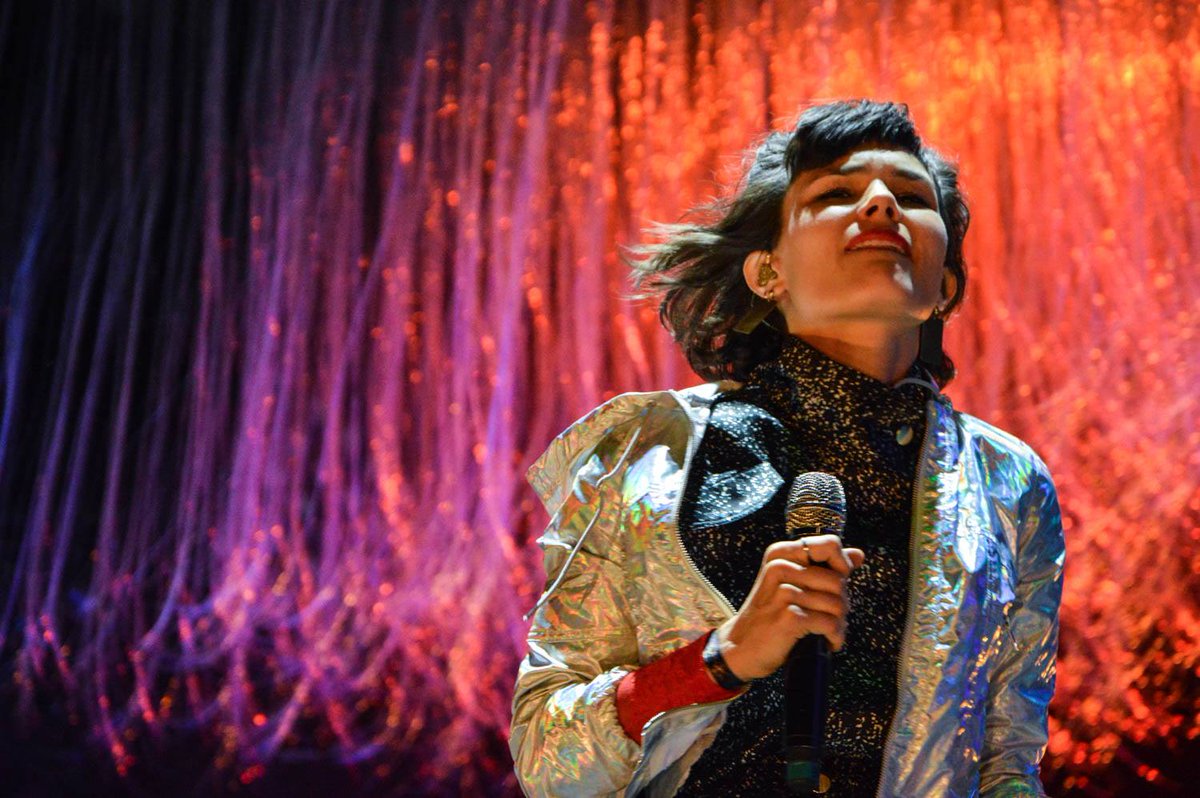 Dernier concert de la nuit pour la scène Bagatelle avec les vibrants <a href="/thedoband/">The Dø</a>  ©Margaux Martin's