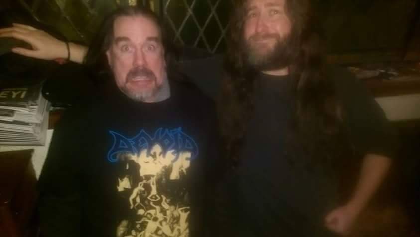 Devoid_UK's tweet photo. Jeff Walker of #Carcass modelling the Return to the void T-shirt. #Devoid http://t.co/YKidWkSRBZ