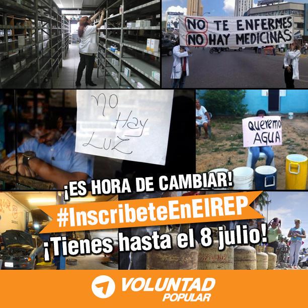 VP_MiguelPena's tweet photo. ¡Ya tenemos fecha para el cambio! #InscribeteEnElREP ¿Qué esperas? Aquí los puntos #CNE http://t.co/T1j68pXKsk … http://t.co/qr2R2ooFdL