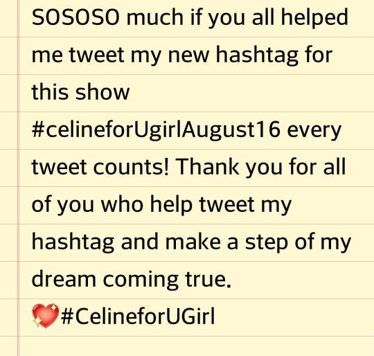 PLEASE RT/FAV and make my dream have a chance of coming true💘 #celineforugirlaugust16 <a href="/blumsteinmike/">Michael Blumstein</a> <a href="/RoccoValdes/">Rocco Did It Again!</a>