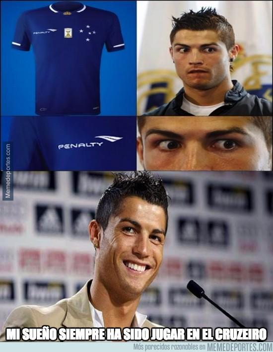 memedeportes's tweet photo. El gran sueño de Cristiano  http://t.co/R5Ds8z3CPP http://t.co/o8lxAvTFZp