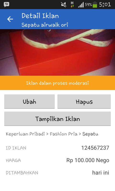 ppriska_'s tweet photo. Jual aja barang bekas kamu di @OLX_Indonesia biar #BekasJadiBerkah @AndreDewaboy35 @Sofasofiyana http://t.co/4fUQoH58Sm