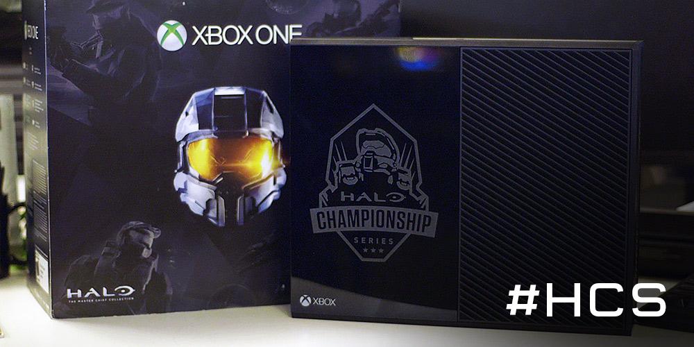 Halo's tweet photo. It's time to give away the first custom #HCS Xbox One! RT and tune in to http://t.co/dda9QxPbLG for a chance to win! http://t.co/JWwYzCiv2w