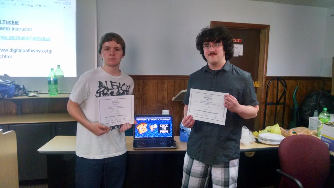 Mdownt's tweet photo. Congrats to the winners of the @TNCodeAcademy camp in Centerville! Everyone did an awesome job! @SCTWA @janmckeel http://t.co/GzhZNjoF1D