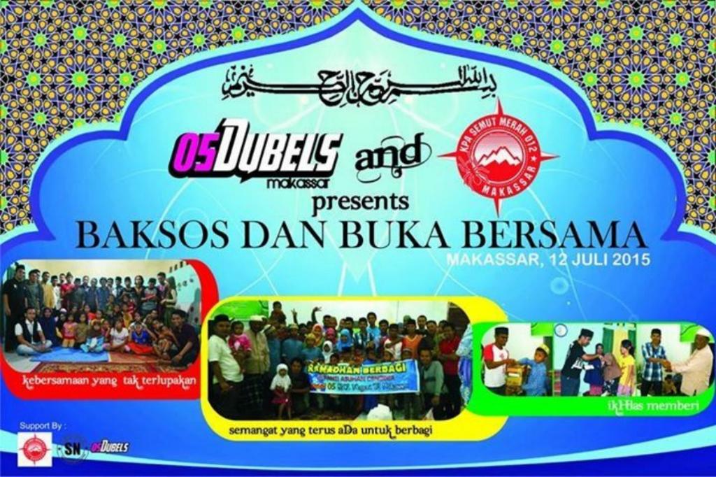 KPAsemutmerah's tweet photo. Coming soon BAKSOS &amp; BUKA BERSAMA KPA SEMUT MERAH 012 MAKASSAR WITH 05dubels. Mri berpartisipasi. CP: @Marsel_Acceng http://t.co/TrSmSvUNAG