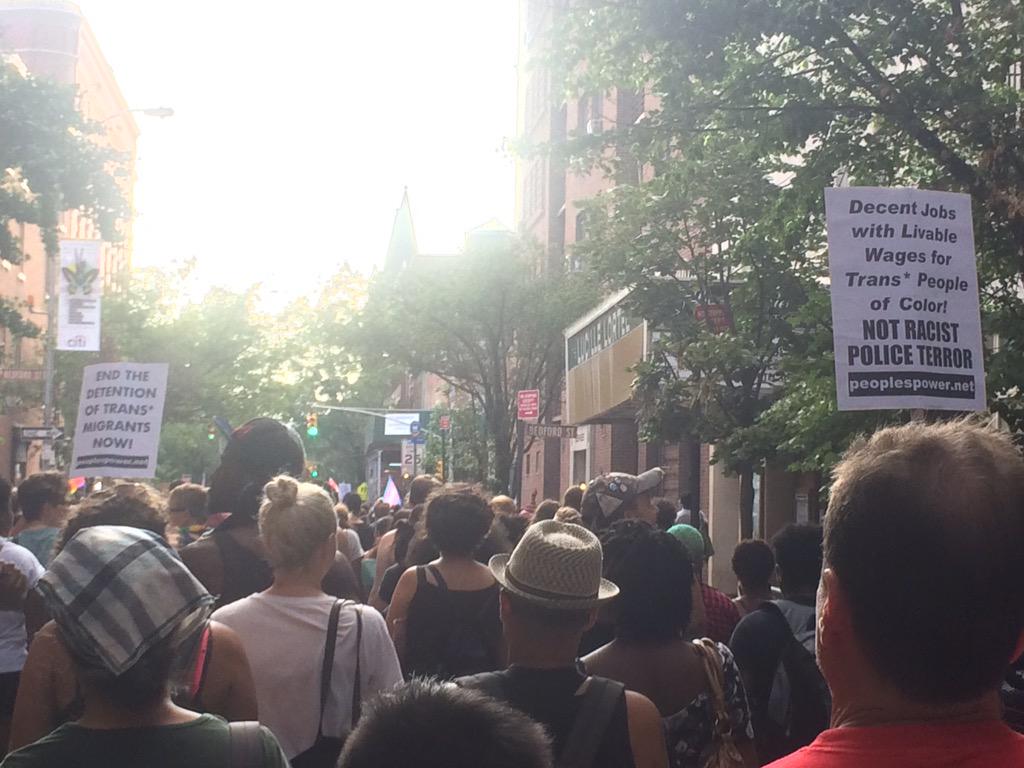 SRLP's tweet image. No justice, no peace, no transphobic police! #TDOA15 #Trans