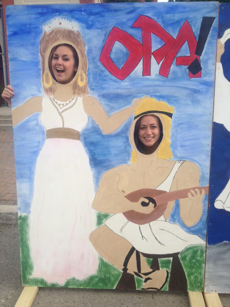 1031FreshRadio's tweet photo. Leeanne: We're live at the OPA Festival at the Hellenic Centre on Southdale! Come join us! http://t.co/X9KKAPGgGn