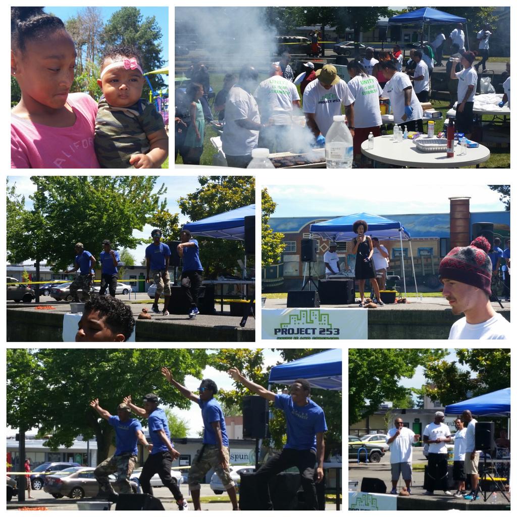 AmandadotEdu's tweet photo. @tacomaschools & @CityofTacoma representing at #Project253 Community BBQ @ People's Park #253STRONG http://t.co/VUmTp6us9d