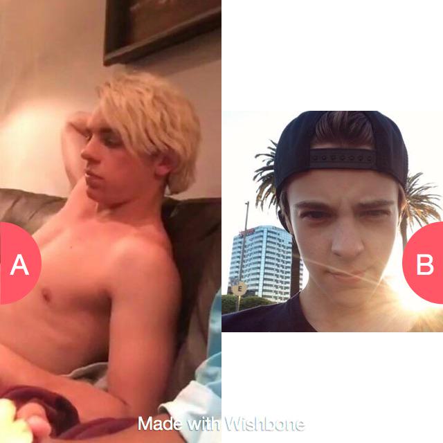 Ross lynch or corey fogelmanis getwishboneapp.com/share/1687661x