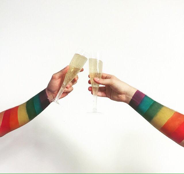 Love is a beautiful thing. #LoveIsLove #LoveWins 💛💙💜💚❤️